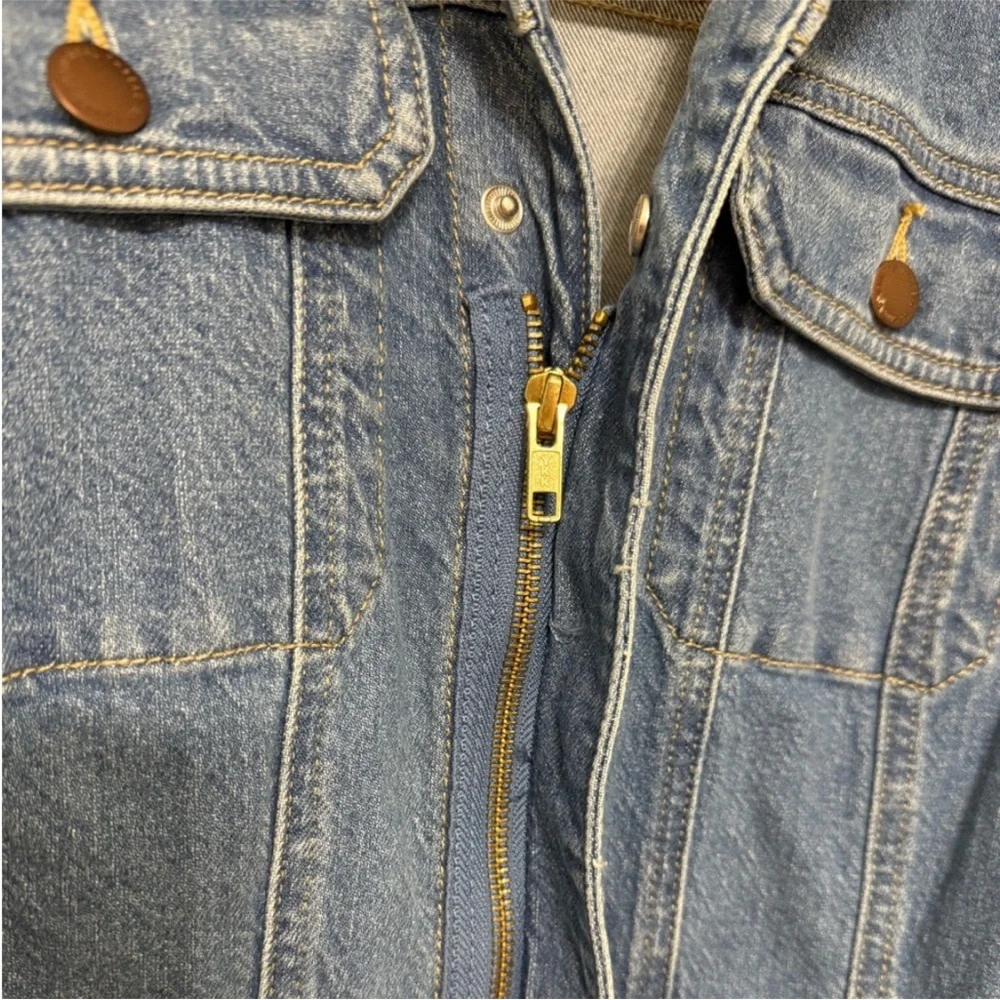 Denim Maxi Long Sleeve Shirtdress Universal Thread Medium Wash Size 6 NWT - Picture 7 of 10